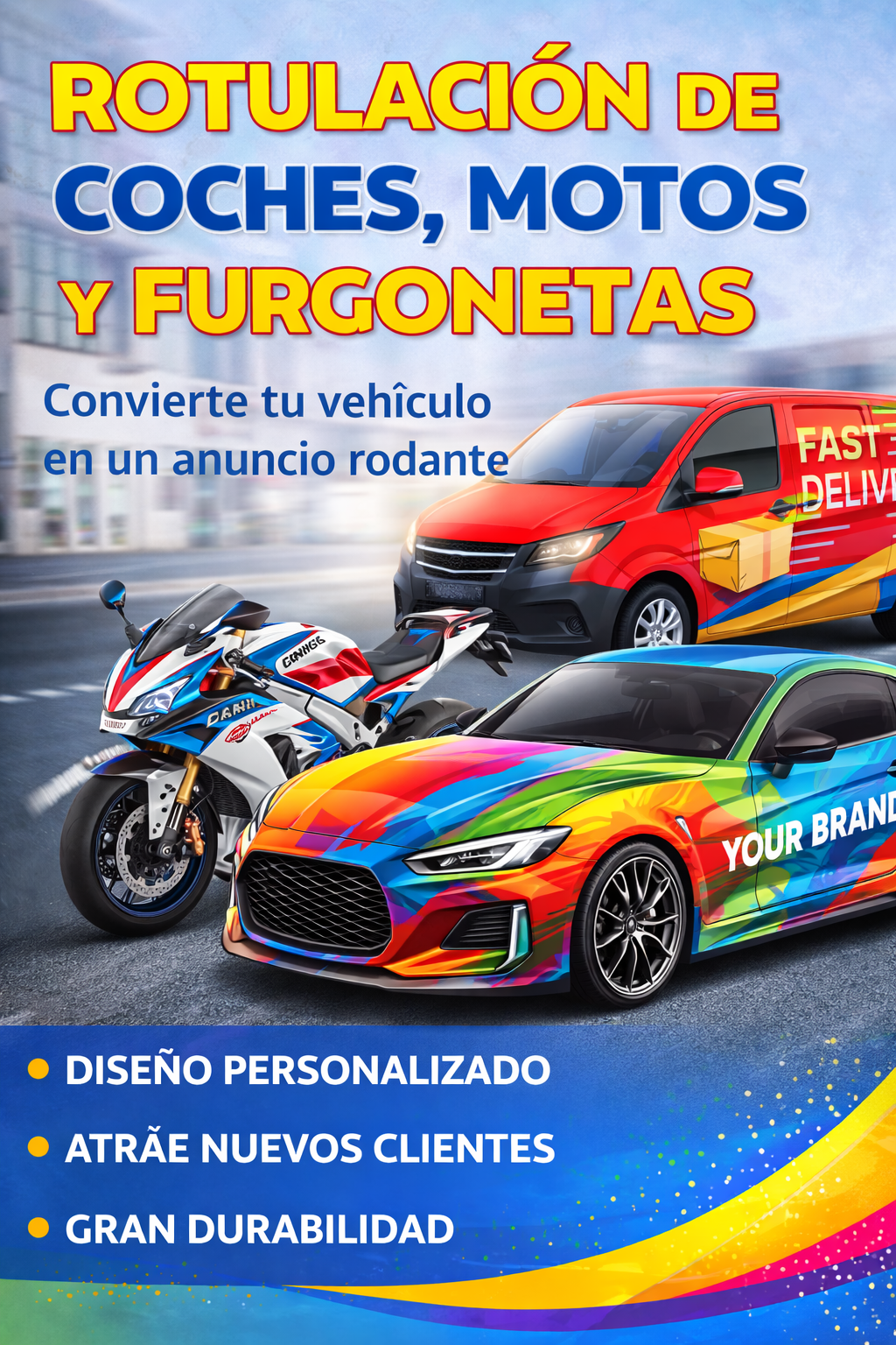 Rotulación de coches y motos